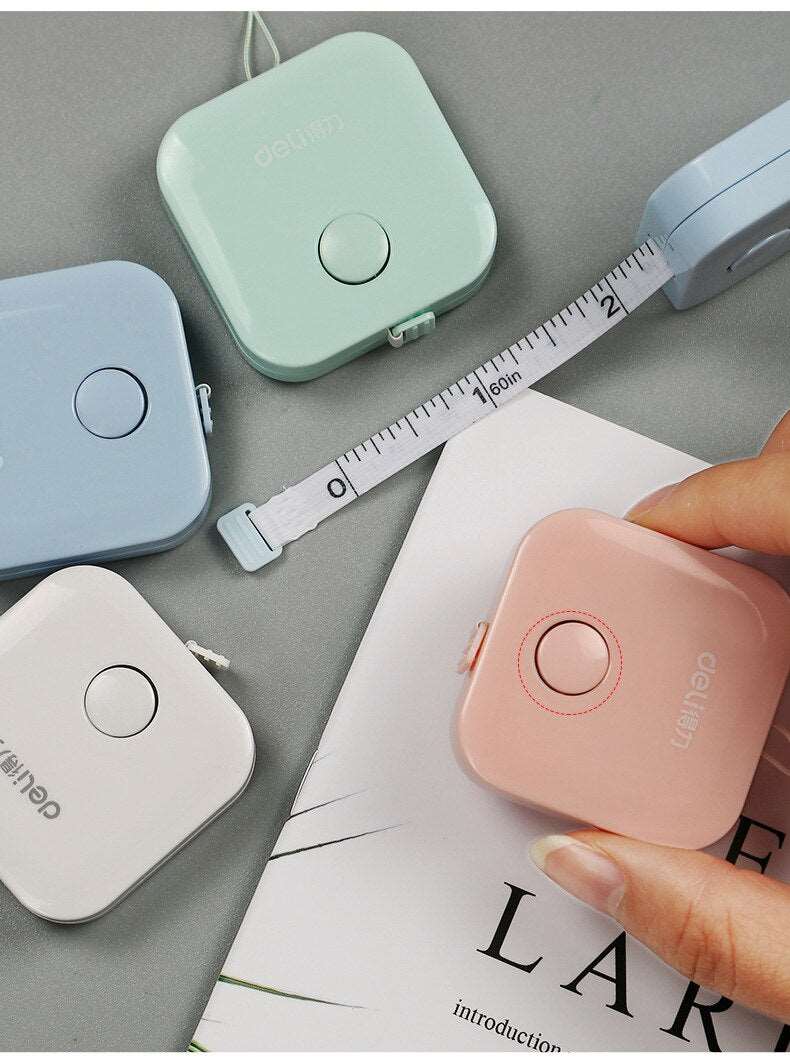 1PC Candy Color Portable Retractable Ruler