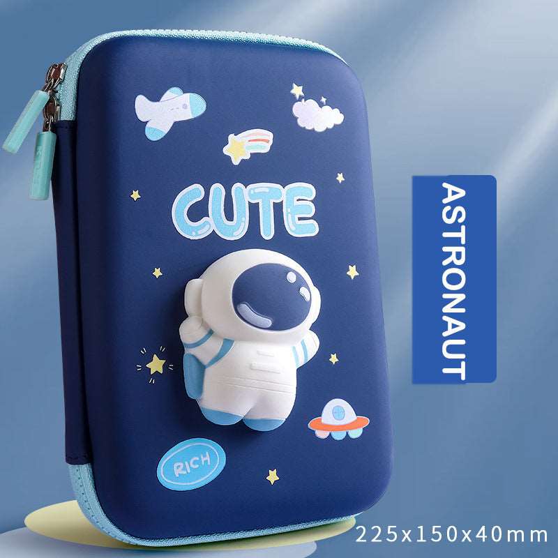1PC Kawaii 3D Astronaut Rabbit Squishy Pencil Case