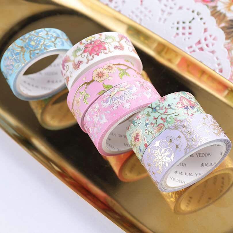 1PC Full Bloom Flower Washi Tape Collection