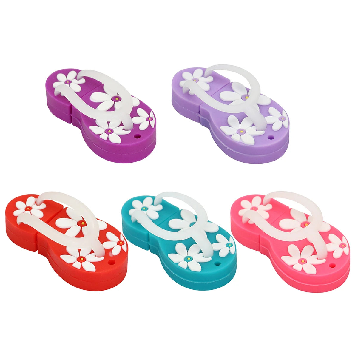 1PC Rubber Slippers USB Memory Stick