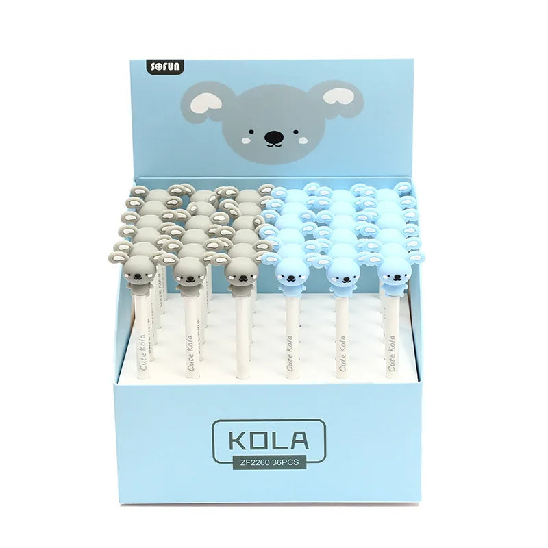 2PC Kawaii Koala Mechanical Gel Pen-my kawaii office