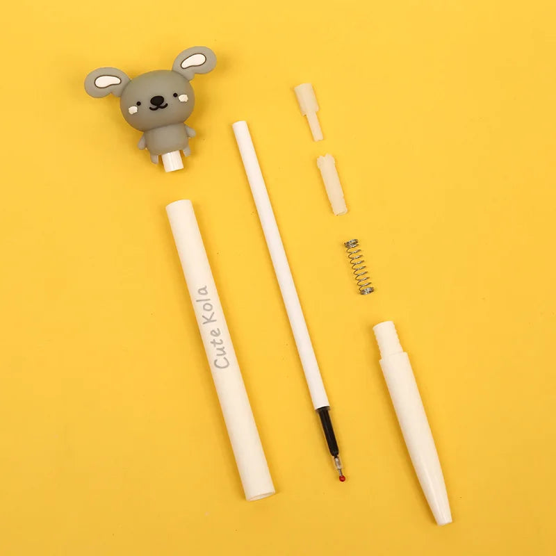 2PC Kawaii Koala Mechanical Gel Pen-my kawaii office