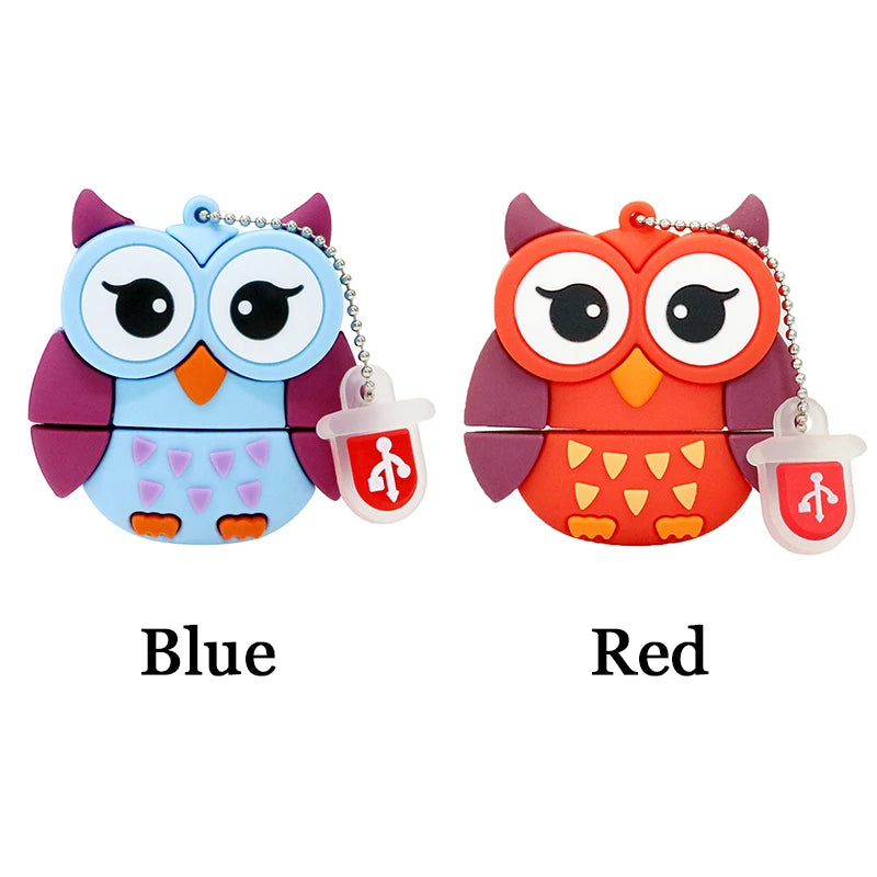 1PC Kawaii Owl Collection USB Memory Stick