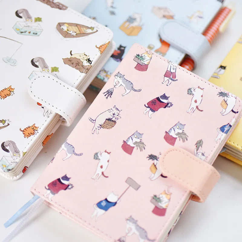 1PC Kawaii Happy Time Animals Dairy Notebook
