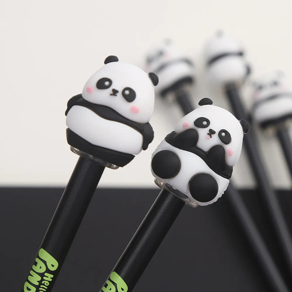 3PC Cute Panda Erasable Gel Pen-my kawaii office
