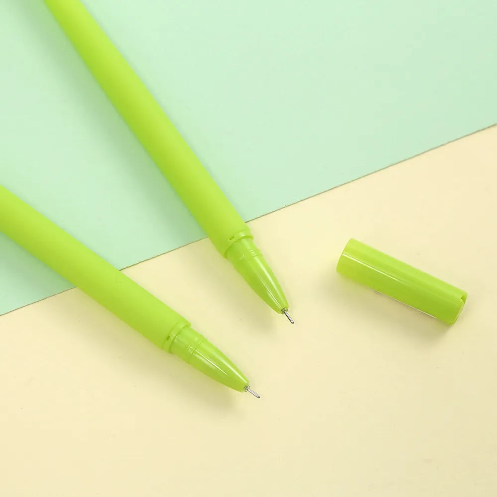 2PC Kawaii Flower Animals Gel Pen-my kawaii office