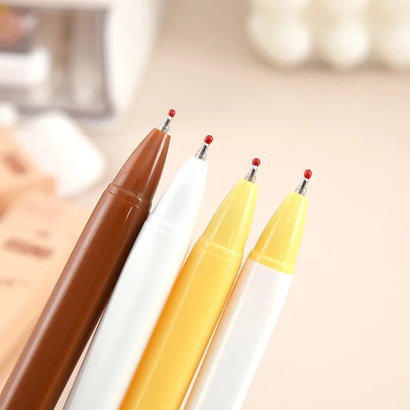 4PC Kawaii Capybara Mechanical Gel Pen-my kawaii office