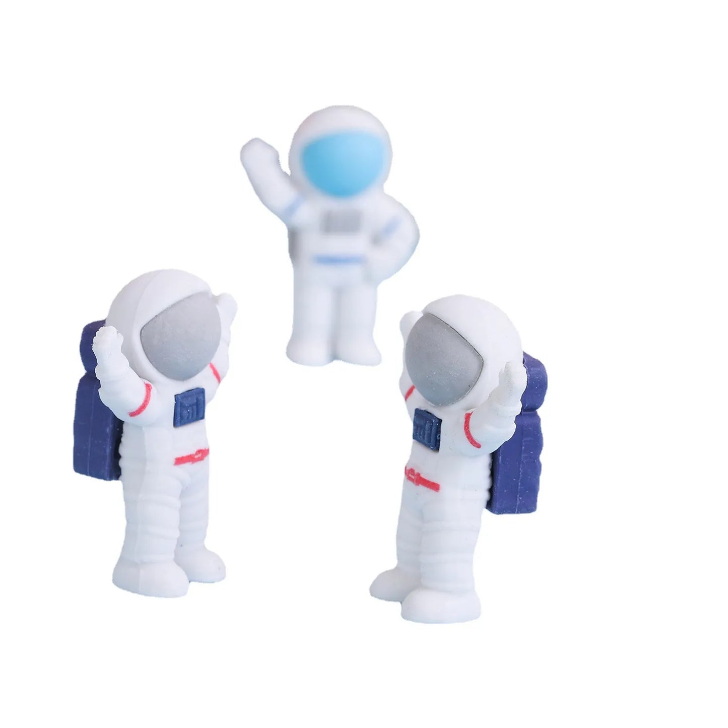 3PC Kawaii Space Astronaut Rubber Pencil Eraser