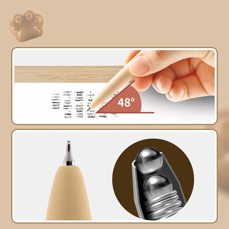 2PC Cute Cat Paw Gel Pen-my kawaii office