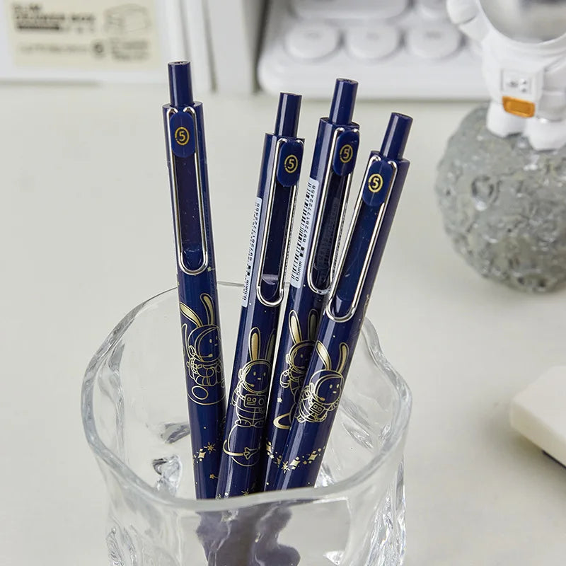 4PC Kawaii Aviation Rabbit Gel Pens-my kawaii office