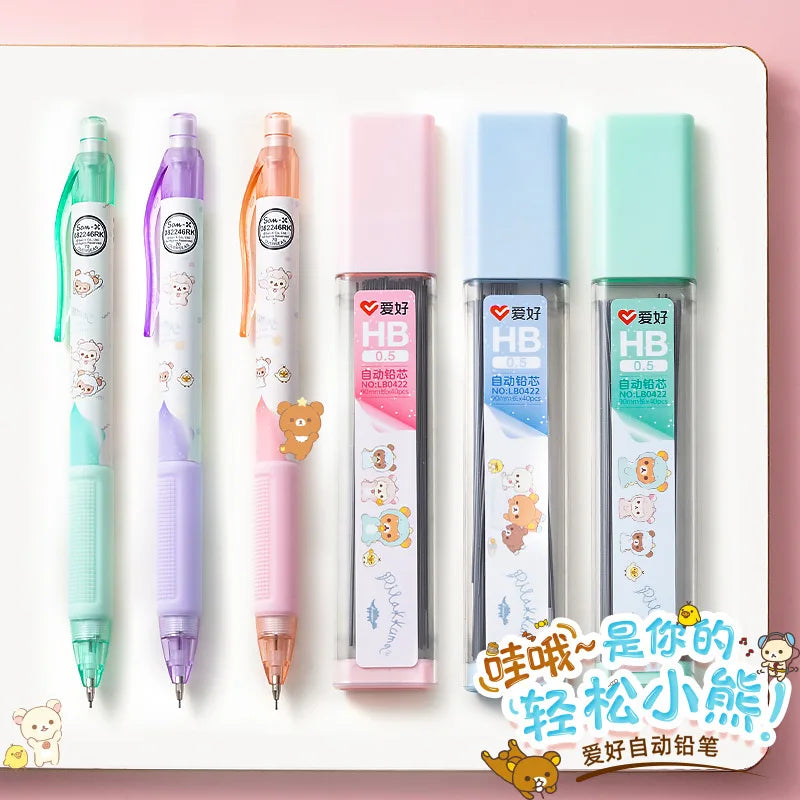 1PC Kawaii Rilakkuma Mechanical Pencil With Lead