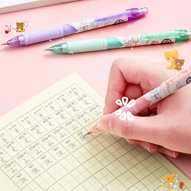 1PC Kawaii Rilakkuma Mechanical Pencil With Lead