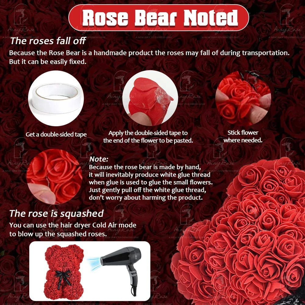 1PC Gift Rose Teddy Bear