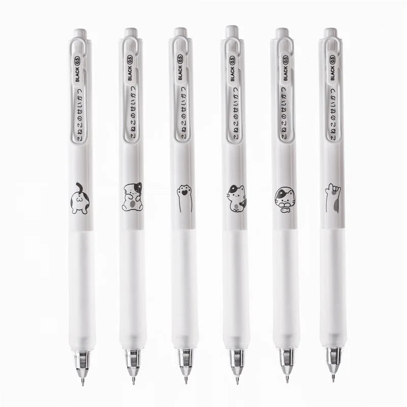 4PC Kawaii Little Cats Mechanical Gel Ink Pen-my kawaii office