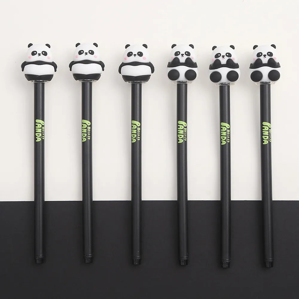 3PC Cute Panda Erasable Gel Pen-my kawaii office