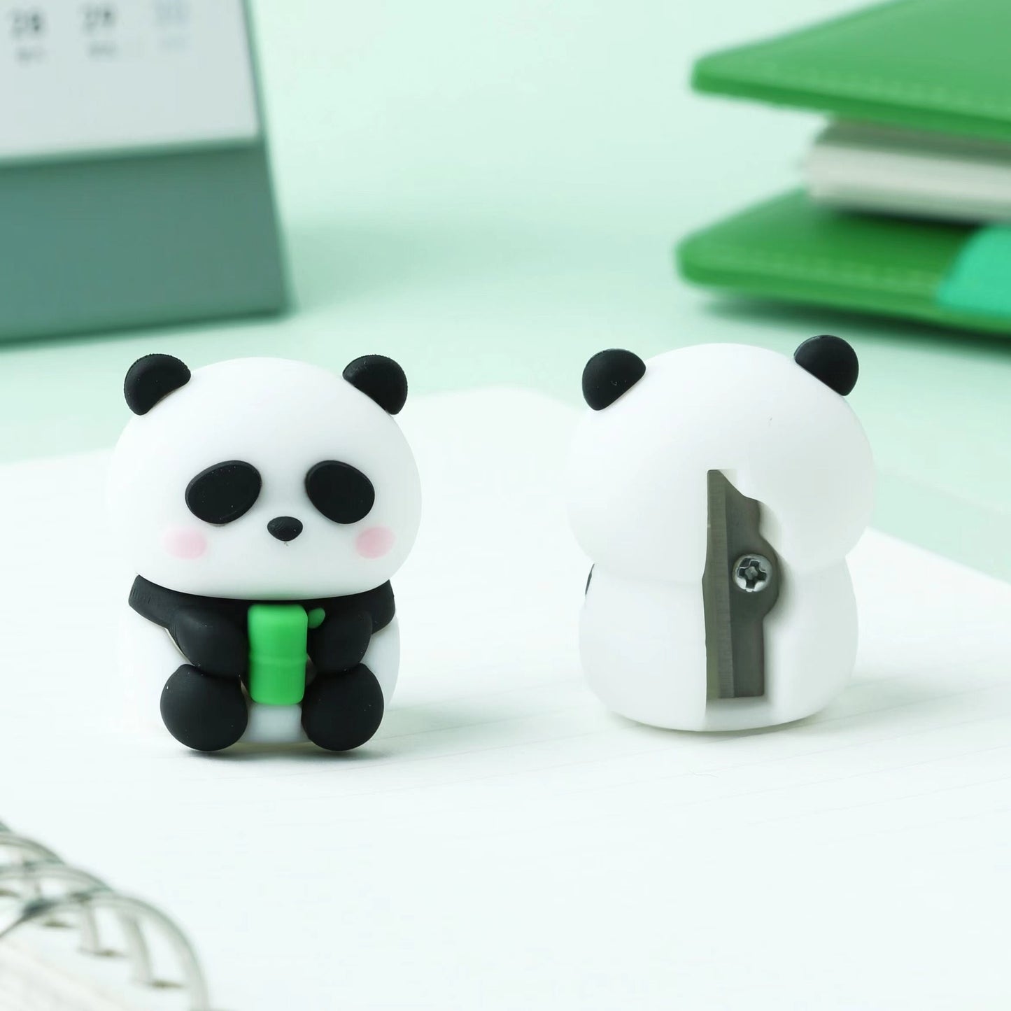1PC Kawaii Soft Panda Pencil Sharpener