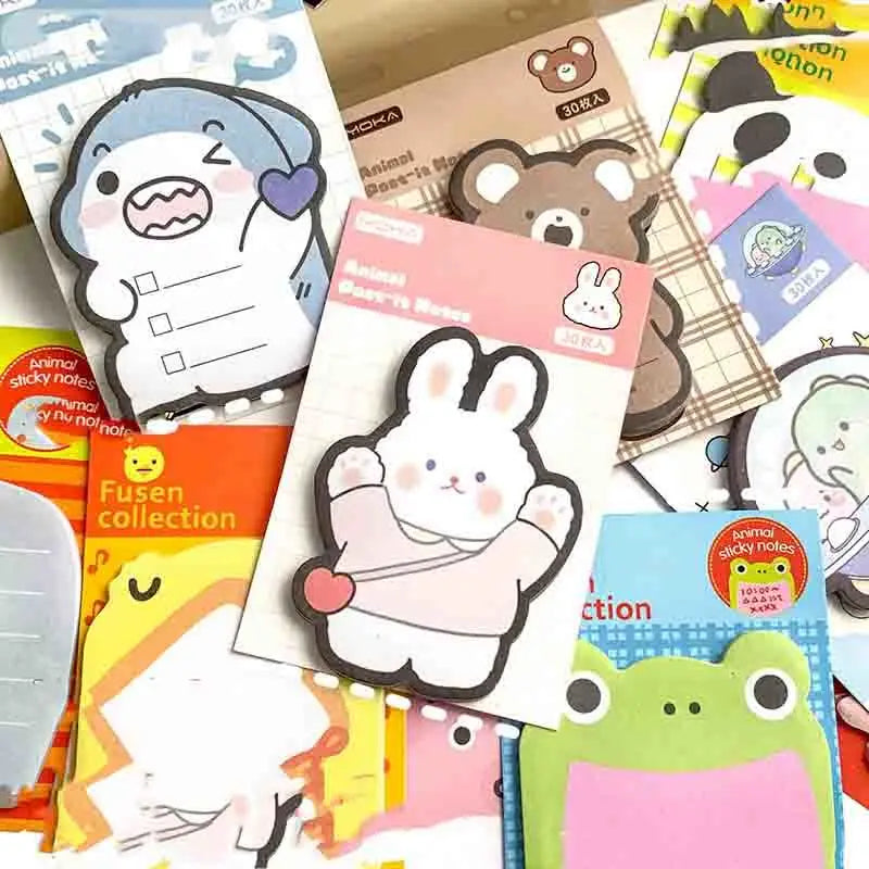 1PC Kawaii Animals Post It Sticky Notes