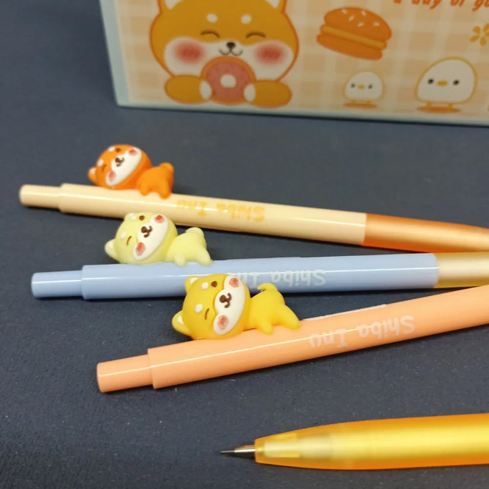 3PC Cute Shiba Inu Mechanical Pencil