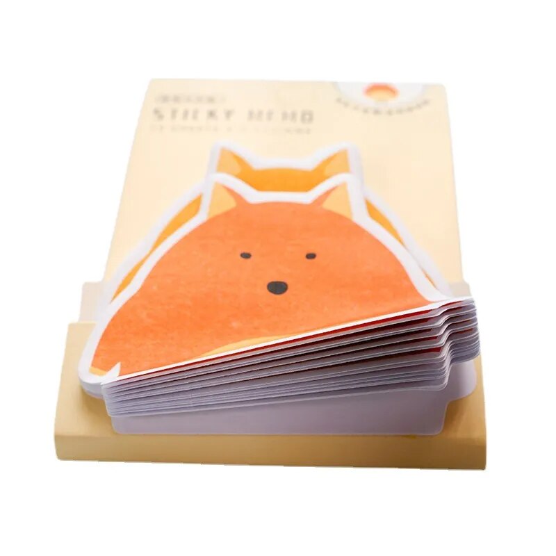 1PC Kawaii 3 Layers Animals Sticky Notes