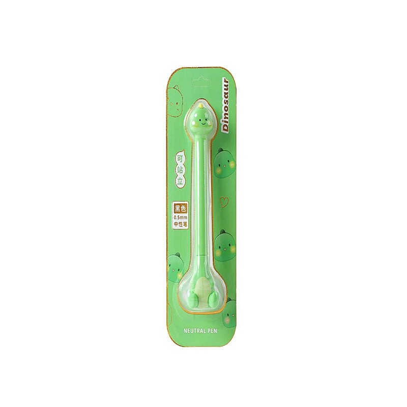1PC Cute Animals Standing Gel Pen-my kawaii office