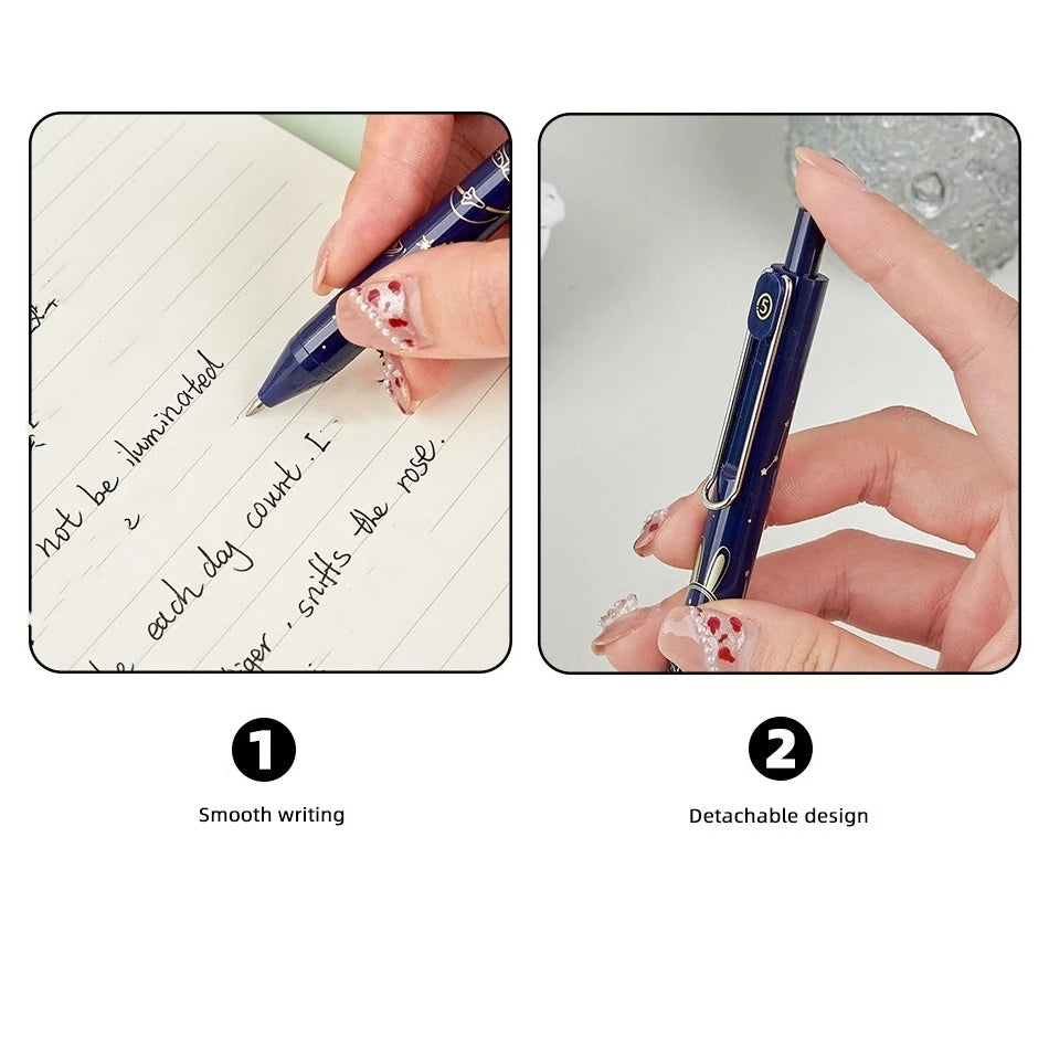 4PC Kawaii Aviation Rabbit Gel Pens-my kawaii office