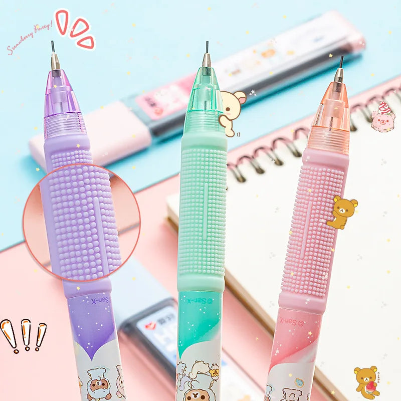 1PC Kawaii Rilakkuma Mechanical Pencil With Lead