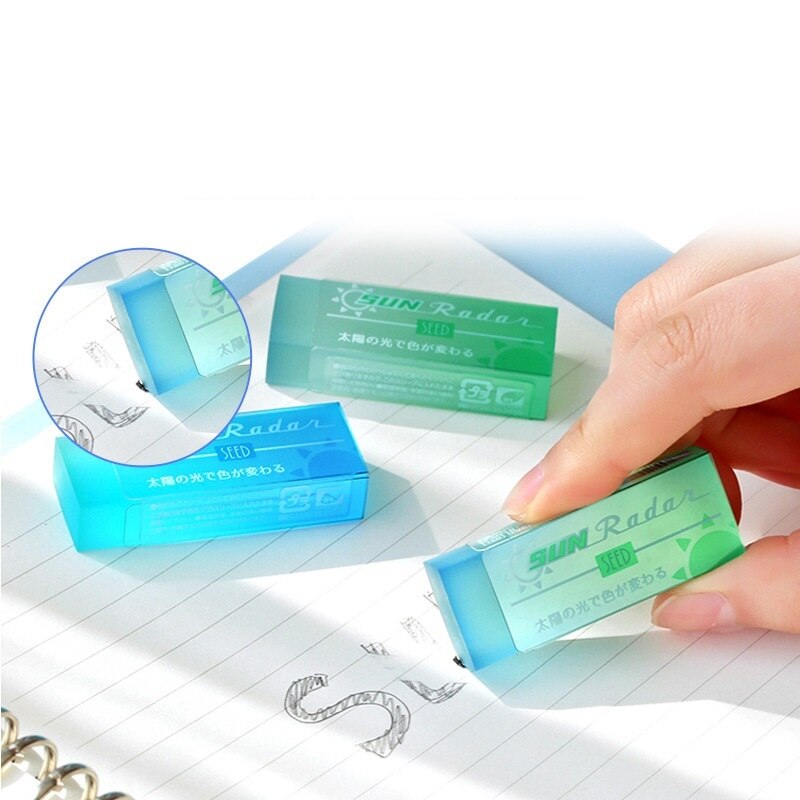 1PC Kawaii Sun Radar Transparent Eraser
