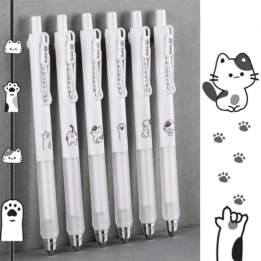 4PC Kawaii Little Cats Mechanical Gel Ink Pen-my kawaii office