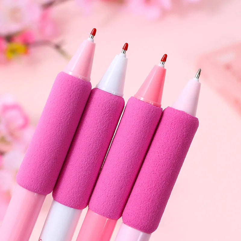 4PC Kawaii Sakura Bunny Mechanical Gel Ink Pen-my kawaii office