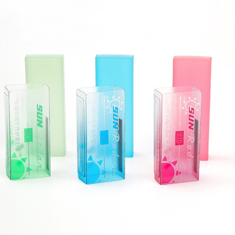 1PC Kawaii Sun Radar Transparent Eraser