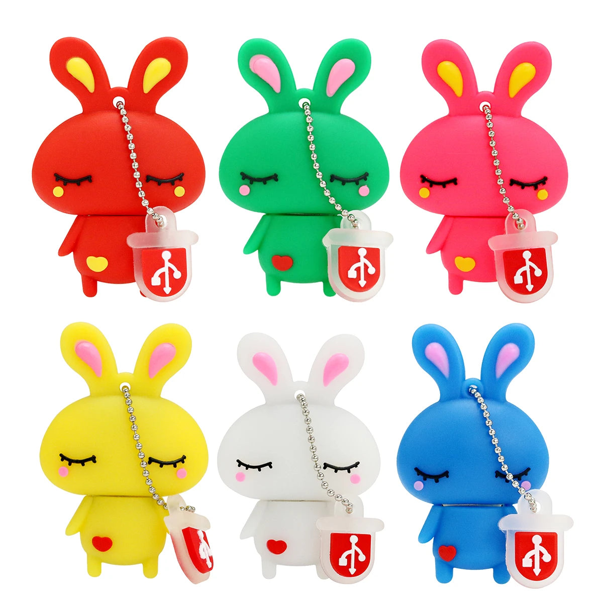 1PC Kawaii Rabbit USB Memory Stick
