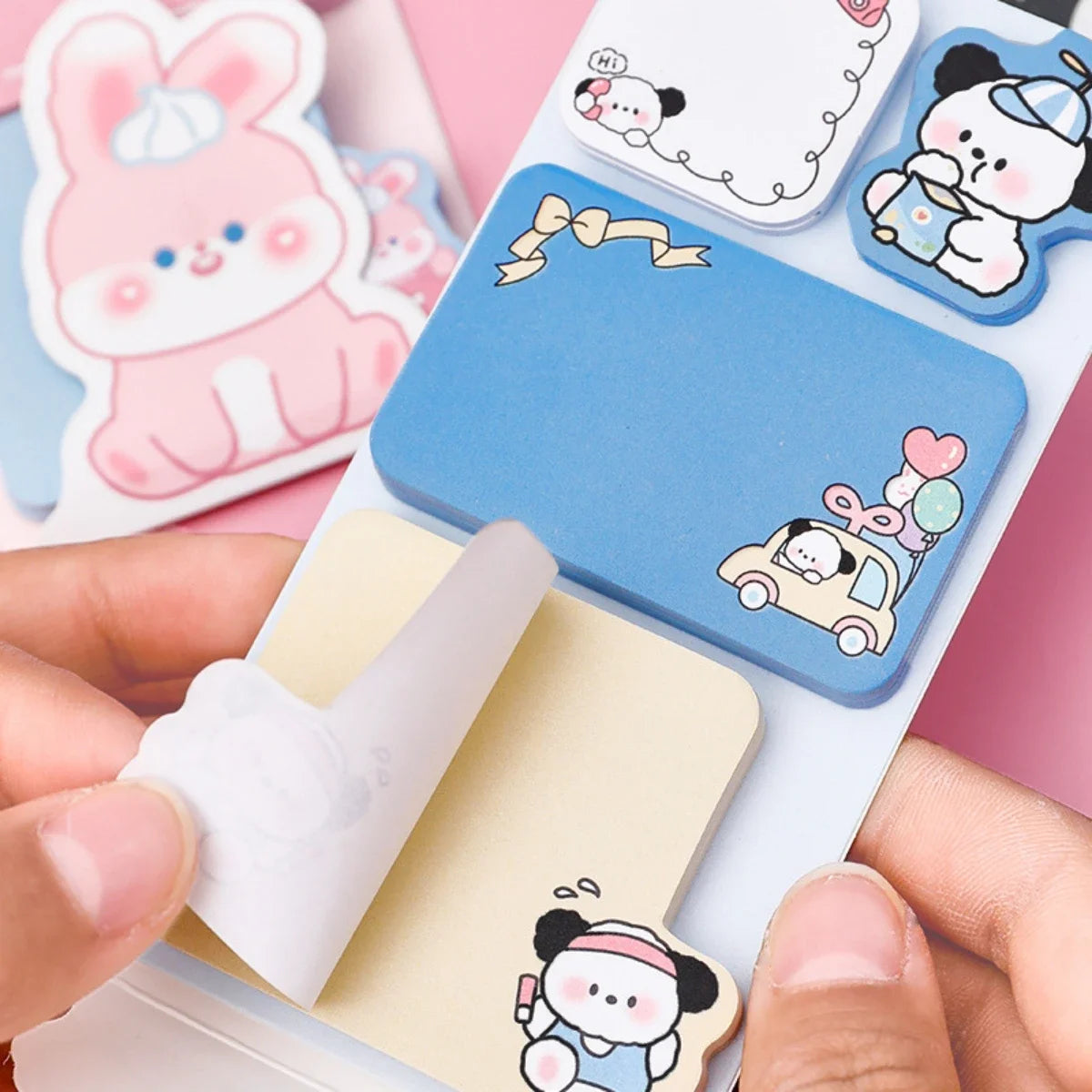 4PC Kawaii Animals Memo Pad Sticky Notes