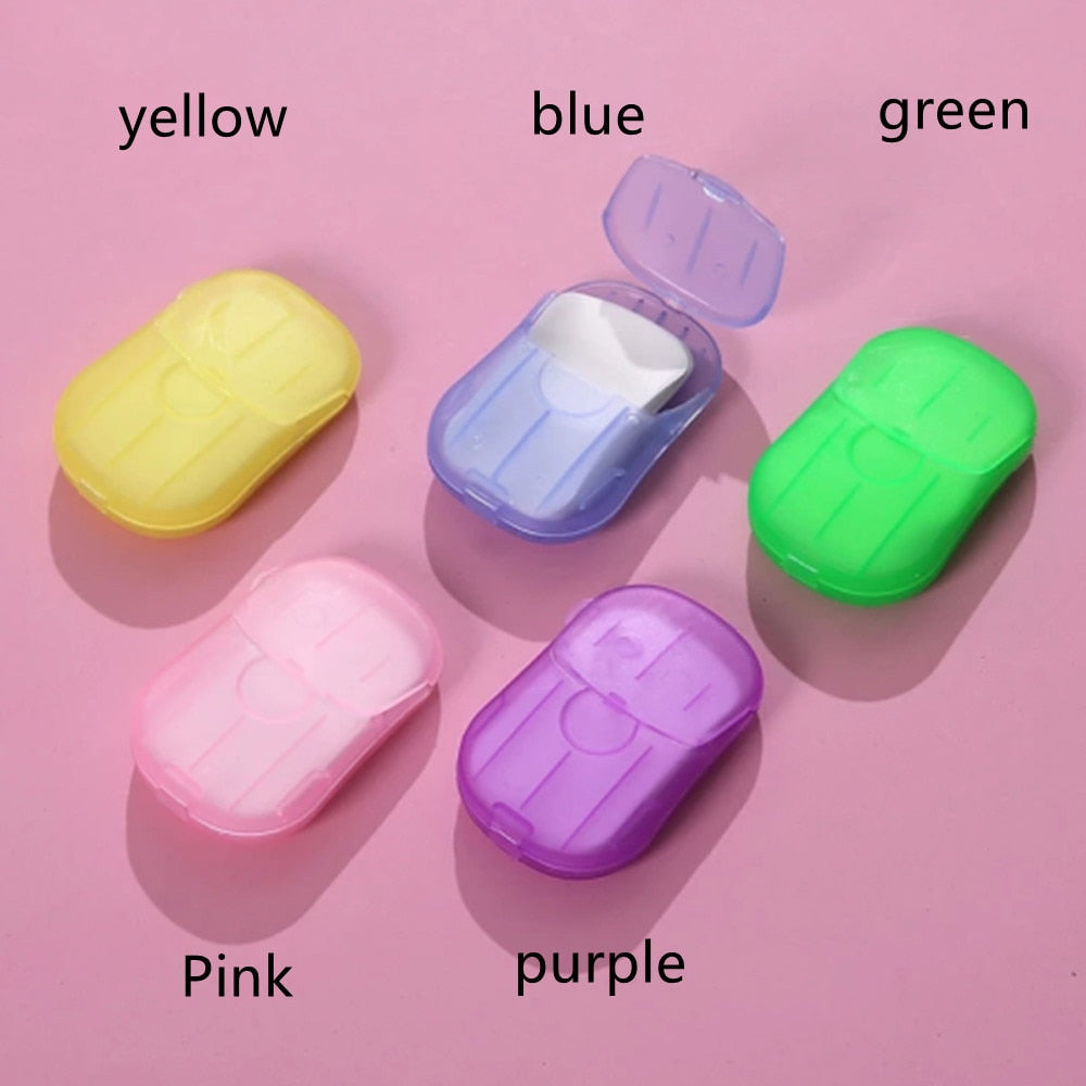1PC Portable Travel Small Soap Box Paper