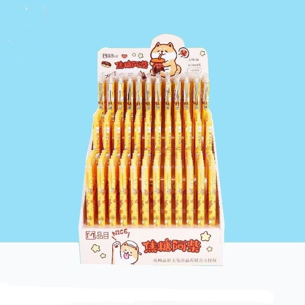 3PC Cute Shiba Inu Gel Ink Pen-my kawaii office