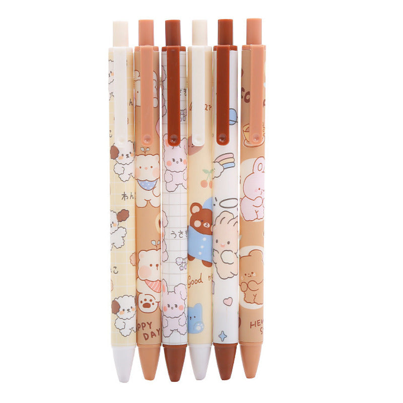 1PC Kawaii Rabbit Bear Gel Pen-my kawaii office