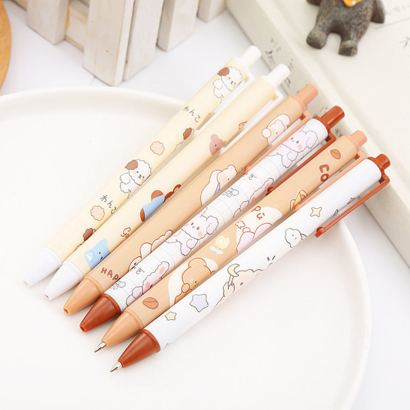 1PC Kawaii Rabbit Bear Gel Pen-my kawaii office