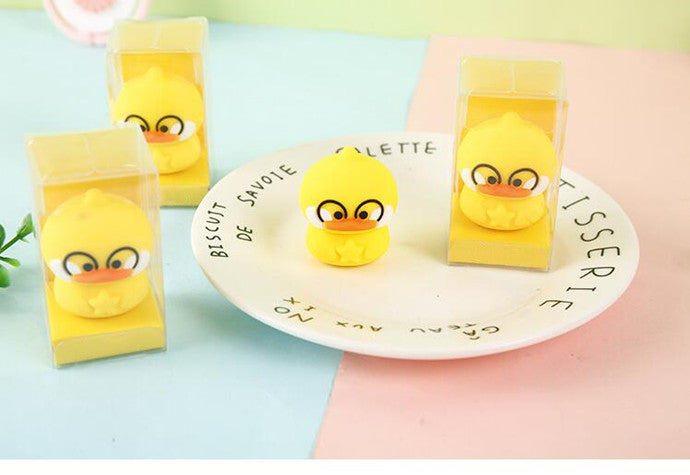 1PC Kawaii Yellow Duck Pencil Sharpener