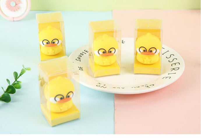 1PC Kawaii Yellow Duck Pencil Sharpener