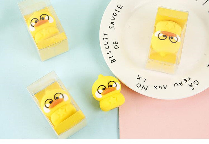 1PC Kawaii Yellow Duck Pencil Sharpener