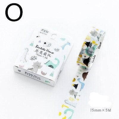 1PC Floral Foil Washi Tape Collection