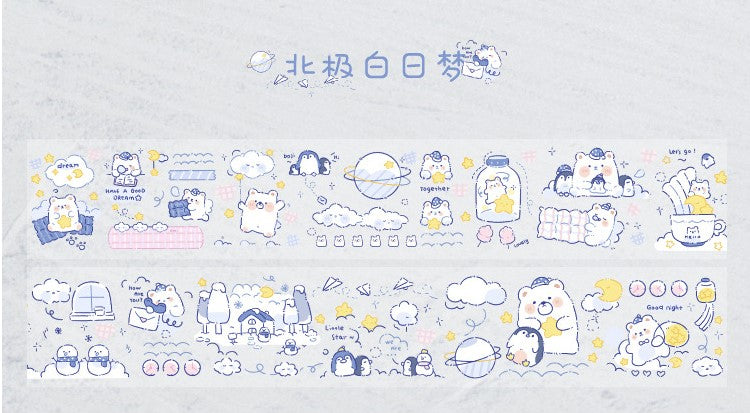 1PC Kawaii Small Animals Washi Tape Collection