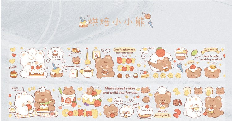 1PC Kawaii Small Animals Washi Tape Collection