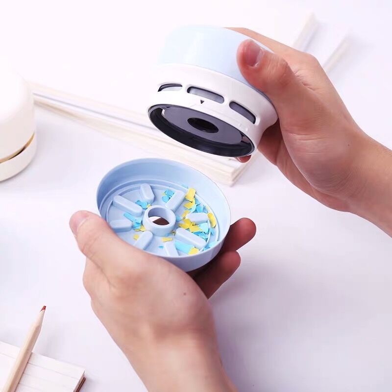 1PC Kawaii Mini Portable Desktop Vacuum