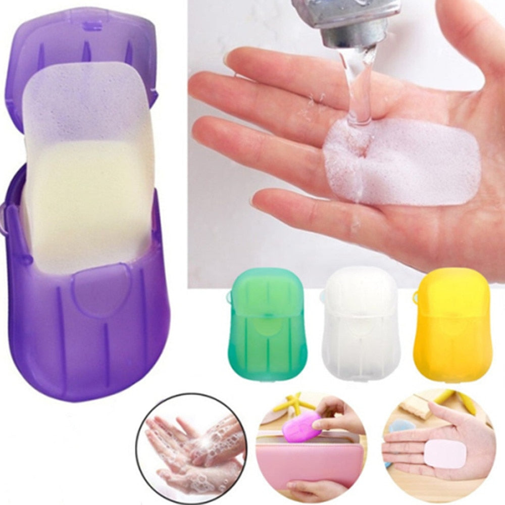1PC Portable Travel Small Soap Box Paper