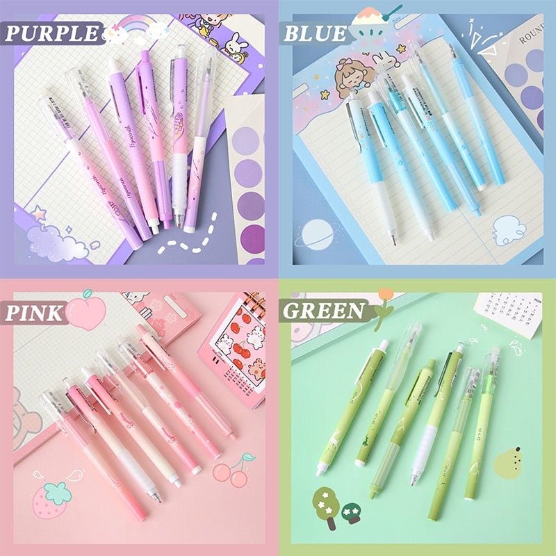 6PC Colorful Gel Pens Set-my kawaii office