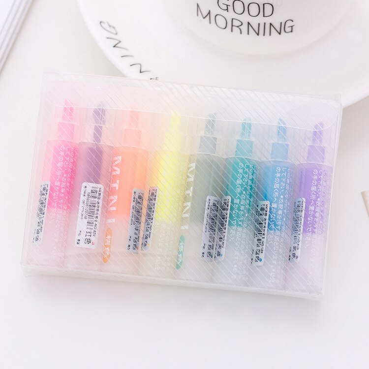 8PC Mini Colorful Candy Color Highlighter