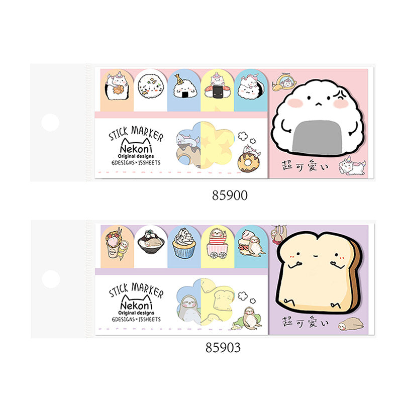 1PC Kawaii Sushi Snacks Sticky Notes
