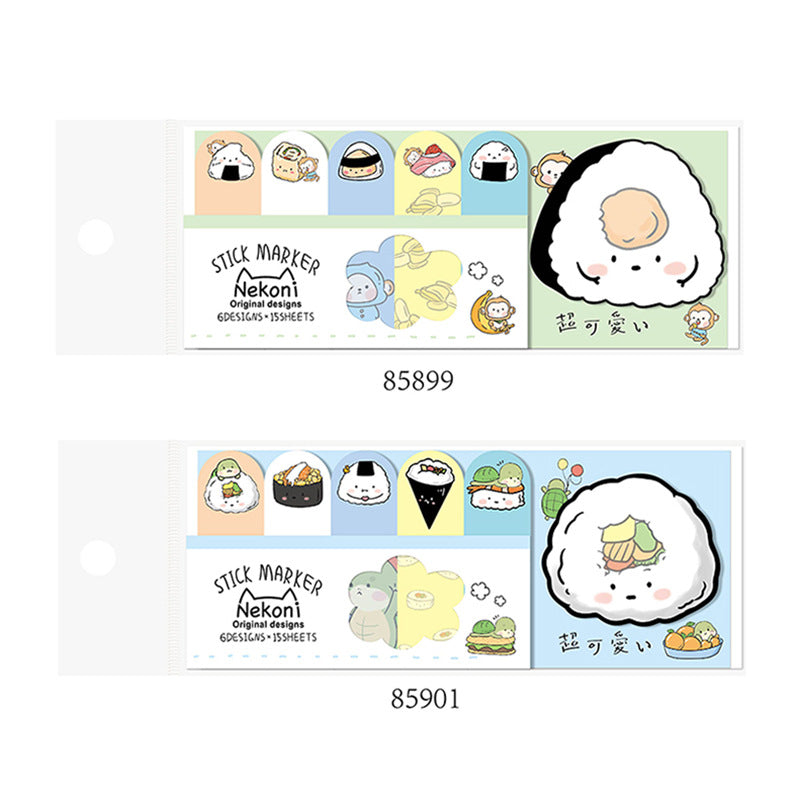 1PC Kawaii Sushi Snacks Sticky Notes