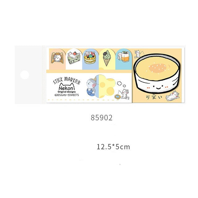1PC Kawaii Sushi Snacks Sticky Notes