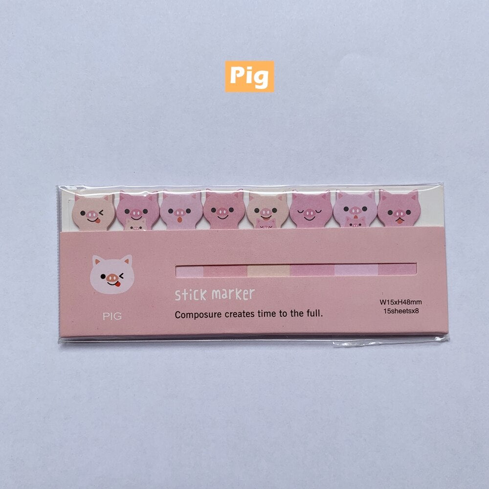1PC Cute Animal Collection Stick Marker